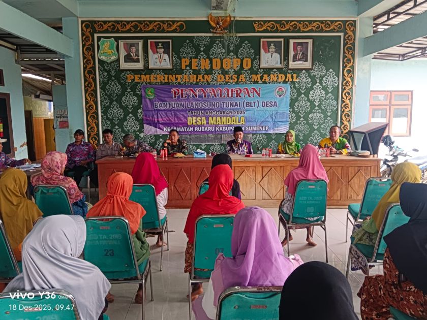 Penyaluran BLT Oktober–Desember di Desa Mandala