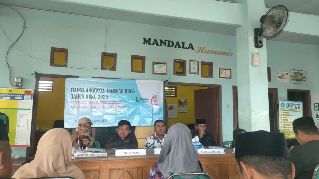 Rapat Anggota Tahunan (RAT) Koperasi Merah Putih Desa Mandala Berjalan Sukses dan Penuh Semangat Kebersamaan